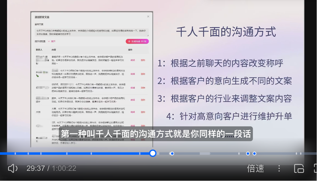 千人千面的沟通方式